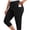A1-Black, variant on Women's Plus Size High Waisted Capri Yoga Leggings with Pockets, Gray 2X Tummy Control Cropped Workout Pants for Gym & Running