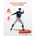 thumbnail image 2 of VEVOR Pitching Mound, Portable Baseball Game Mound, 42 in Indoor Outdoor Pitching Practice and Training Equipment, One-Piece Softball Pitching Aids with Antifade Turf and Pitching Rubber, 2 of 9