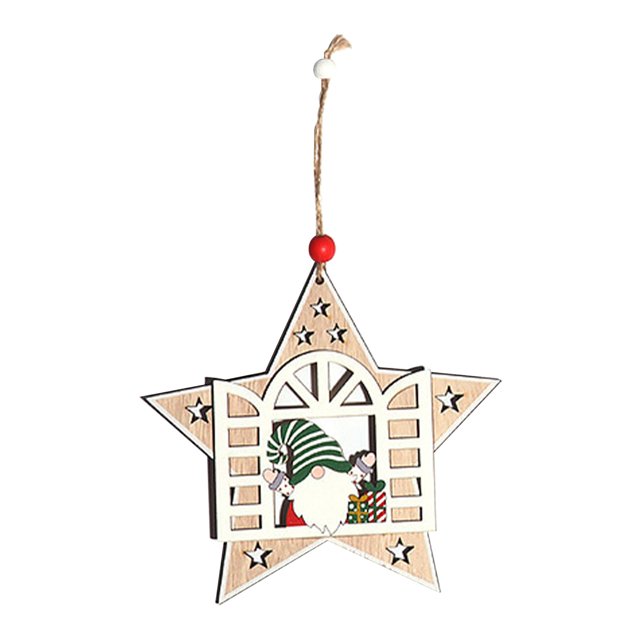 Gibobby 1 Uds. Colgante de personaje clásico de Navidad decoración de árbol de Navidad regalo de Navidad creativo(A)