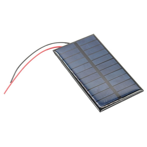 Portable Solar Plate with Wire 5V 120mA 0.8W Small Cell Module Polysilicon Board Outdoor Solar Battery Charger Easy Use