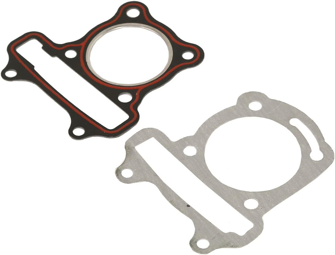 XMT-MOTO Scooter GY6 50CC To 80CC Big Bore Cylinder For VIP Roketa Taotao Baja Silver