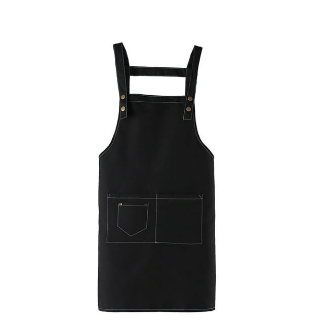 All Pure Polyester Cotton Canvas Apron Advertising LOGO Printing Manicure Waist Home Kitchen Restaurant Work Clothes