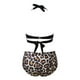 thumbnail image 4 of Mujeres Bikini Trajes de Baño sin Mangas Impresión Bikini Set, Empuje-Arriba Acolchado Traje de Baño para la Playa Y la Piscina, 4 of 5