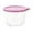 Pink, variant on Small Glass Bowls with Airtight Lids – 8oz Leak-Proof Custard Cups, Food Prep Mixing Bowls for Sauces, Dips, Desserts – Microwave Safe – White Elephant Gifts for Adults