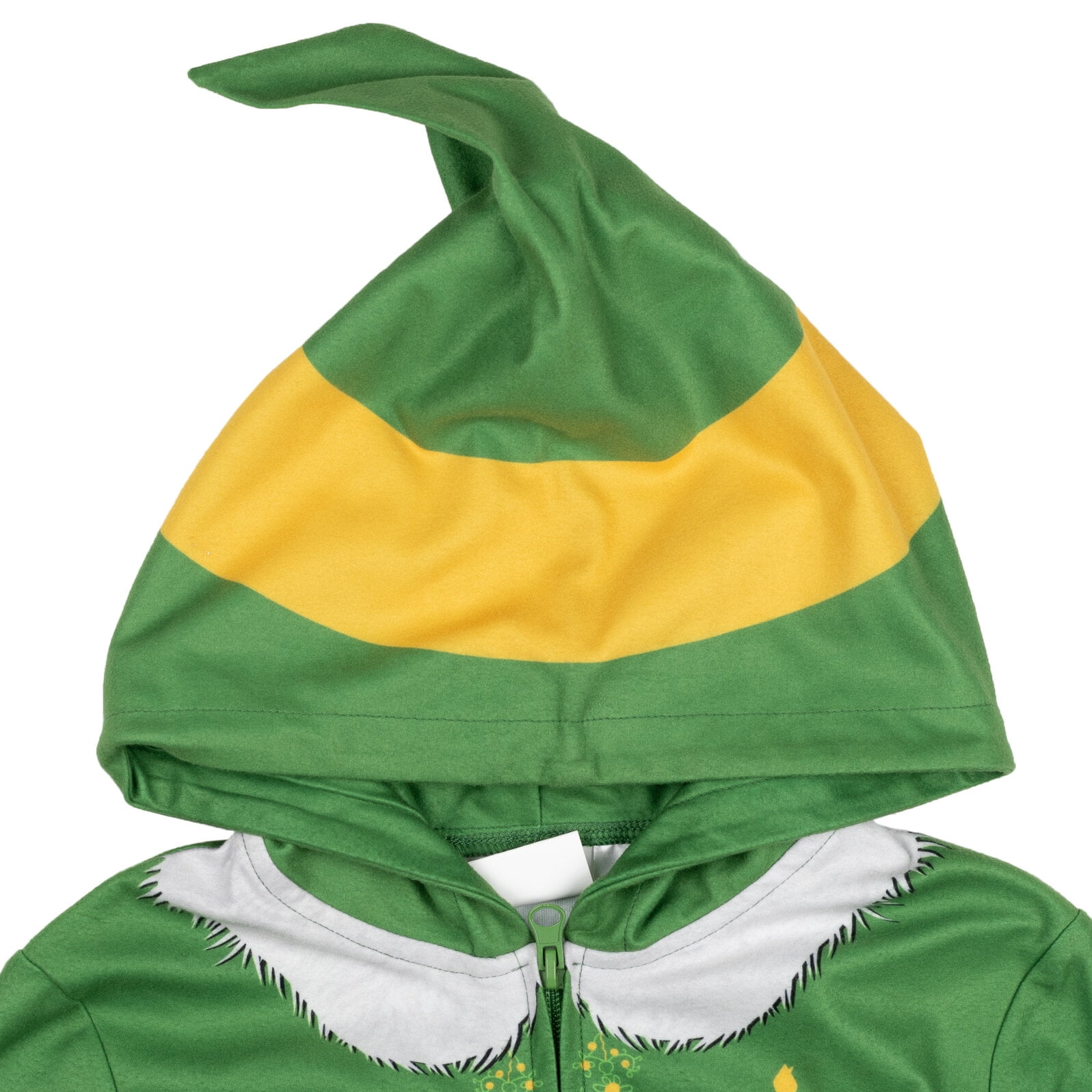 Elf Holiday Christmas Fleece Zip Up Cosplay Pajama Coverall Little Kid to Big