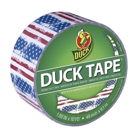 L Multicolored Camouflage Duct Tape Duck 1.88 in W x 10 yd