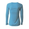 thumbnail image 2 of A4 NW3396 Womens SureColor Long Sleeve Cationic Tee - Lt Blue - L, 2 of 2