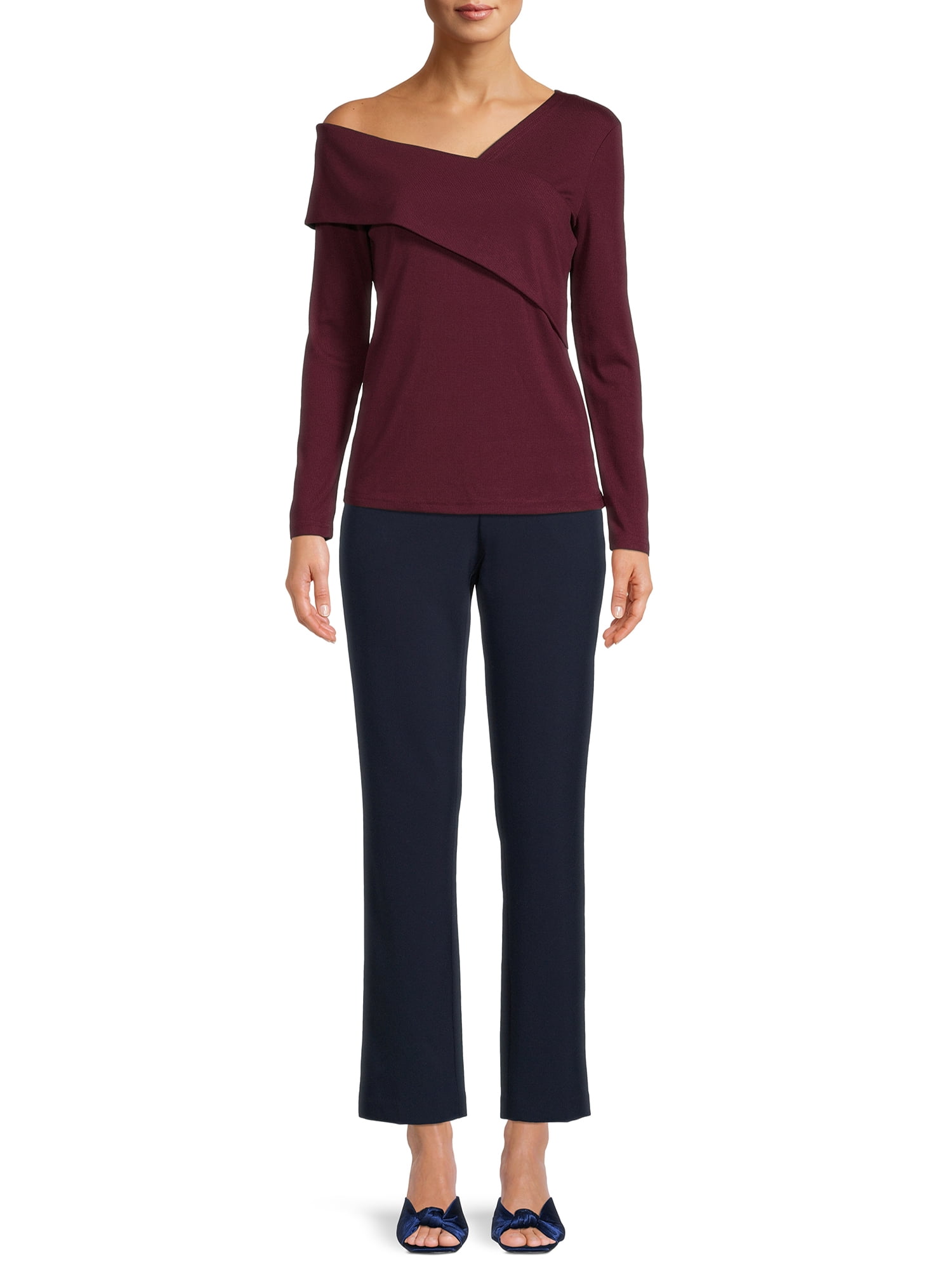 Time and Tru Women's Pull On Dress Pants