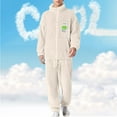 thumbnail image 2 of Men’s Winter Ultra Soft Sherpa Fleece Zip Up Plush Robe Heavyweight Lounge Wear Big & Tall Cozy Home Outfit, 2 of 9