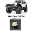 thumbnail image 3 of Cubierta de Eje Bewildely 1 Uds Latón 1/10 RC Axial SCX10 Accesorios de Coche, 3 of 6