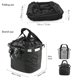 thumbnail image 4 of Cesta Plegable para Bicicletas, Bolsa Delantera Desmontable Multiusos para Bicicleta para Mascotas, Compras, Viajes, Trabajo, Camping Y Actividades Al - Negro Sunnimix Cesta de bicicleta, 4 of 8