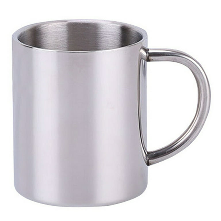 Double Wall Stainless Steel Coffee Mug with lid Portable Cup Travel Tumbler  Jug Milk Tea Cups Office Water Mugs