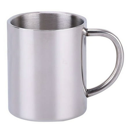 

Stainless Steel Double Walled Mugs Metal Coffee Tea Cup Mug Insulated Cups with Handles for Home Camping Outdoors