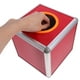 thumbnail image 2 of Caja transparente para rifas: Porta boletos de rifa de 20 cm con ranura - Contenedor de lotería de aleación de aluminio, caja promocional para lotería, 2 of 8