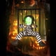 thumbnail image 4 of Screaming decoraciones de Halloween, jaula de calavera aterradora, prisionero, decoración de casa encantada con Sensor de movimiento para decoración de Halloween, 4 of 4