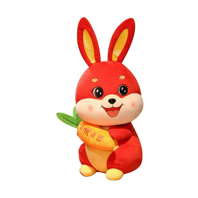 lionlar Chinese Doll Carrot Accessories Decorative Cartoon for Children Soft 27cm