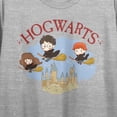 thumbnail image 7 of Harry Potter Mischief Managed Chibi Art Women's Heather Gray Graphic Crop Tee-XS, 7 of 7