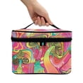 thumbnail image 3 of HELLHERO Portable Traveling Durable Portable Make Up Toiletry Organizer Wide Open Portable Pouch Portable Cosmetic Bags Psychedelic Mushrooms, 3 of 6