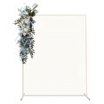 thumbnail image 3 of 63*79" Rectangle Metal Wedding Arch Stand, White Backdrop Stand Background Frame for Birthday Wedding Party Decoration, 3 of 8