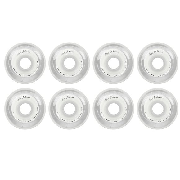 Labeda Millennium Gripper White Roller Hockey Inline Wheels 80mm X-Soft 8 Pack