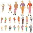thumbnail image 7 of FENGGUIQU 26Pcs People Figurines ABS Plastic Assorted Color, 7 of 7