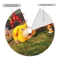 thumbnail image 4 of Lsque Pikmin Print Christmas Tree Skirt, Tree Skirt with Ties or Velcro, Perfect for Holiday Decorations, Halloween, and New Year-48", 4 of 7