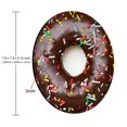 thumbnail image 2 of Smooffly Tapis de Souris Rond en Forme de Beignet Chocolat, Tapis de Souris Circulaire pour Ordinateurs, 2 of 3