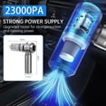 thumbnail image 4 of Handheld Mini Vacuum Cordless, 18000PA Powerful Suction USB Rechargeable Portable Car Vacuum Cleaner Car Cleaner for Pet Hair, Car, Home, Office, Kitchen, 4 of 7