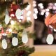 thumbnail image 3 of Christmas Tree Hanging Gnomes Ornament Set Of 5 Swedish Handmade Plush Gnome Santa Elf Hanging Home Decorations, 3 of 5