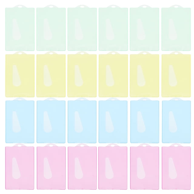 Miangastore Multipurpose Cards Protector Random Color 40Pcs 3.7X2.2X0.16In