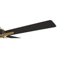 thumbnail image 5 of 52" Casa Vieja Modern Indoor Outdoor Ceiling Fan with Dimmable LED Light Remote Control Soft Brass Black Damp Rated for Patio Exterior House Porch, 5 of 12