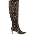 thumbnail image 2 of New York & Company Womens Faux Leather Tall Knee-High Boots, 2 of 3