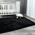 thumbnail image 2 of Sanmadrola Area Rugs for Bedroom, Fluffy Black Shaggy Soft Area Rug, Non-Slip Indoor Floor Carpet for Living Room, Kids Baby Boys Teen Dorm Home Decor Aesthetic, Nursery, 5.2x6.6 Feet Black, 2 of 7