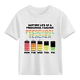 thumbnail image 4 of Hauts à Manches Courtes pour Filles T-Shirt Imprimé Graphique Décontracté pour Enfants 1 Pce, 4 of 9
