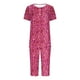 thumbnail image 4 of Sexy Pijama Conjunto para las Mujeres Cuello Redondo Blusa de Manga Corta Y Pantalones, Traje de Moda Casual para el Hogar Y Diario, 4 of 4