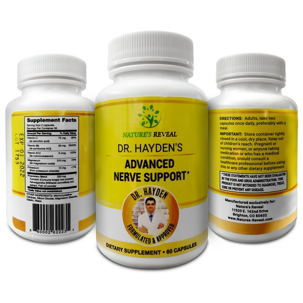 Dr. Hayden’s Advanced Nerve Support, Nerve Pain Relief, Nerve Tonic