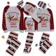 thumbnail image 1 of Pijamas familiares a juego de Navidad, conjunto de pijamas de Dachshund a través de la nieve, Tops de reno, pantalones, 2023, 1 of 4