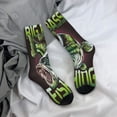 thumbnail image 5 of KLL Big Bass Fish Print Cool Socks Men's Women's Crew Socks Funny Crazy Novelty Stockings, 5 of 6