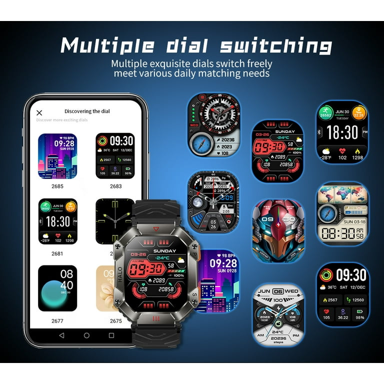 Wholesale Smart Watch: NFC, GPS, True Buckles, Sport Design Watch CX800Max  for iOS, Android (Black)