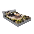 thumbnail image 2 of Ambesonne Animal Fitted Sheet & Pillow Sham Set, Nature Wild Fox Forest, Full, Multicolor, 2 of 2