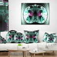 thumbnail image 3 of Designart Grey Capsule in Plasma - Abstract Throw Pillow - 18x18, 3 of 4