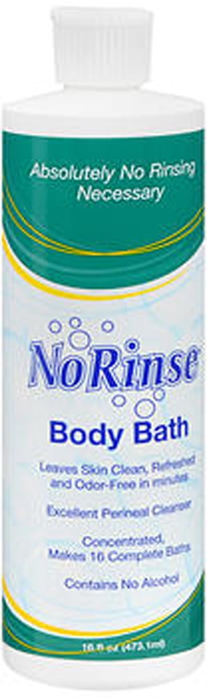 4 Pack No Rinse Body Bath 16 fl oz 