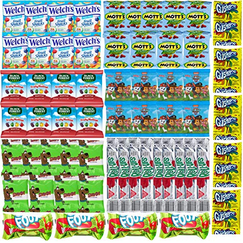 Assorted Candy Variety Pack Bulk Fruit Snacks for Kids Includes