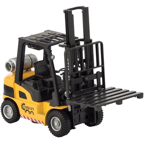 Schylling Forklift Diecast Pull-Back Vehicle (Lights & Sounds!)