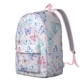 thumbnail image 4 of Cute Butterfly Pattern Canvas Bookbag – Lightweight School Backpack with Large Capacity, Comfortable Carrying, and Anti-theft Features Perfect for Female Professionals, Travelers, and Students, 4 of 5