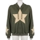 thumbnail image 5 of Abrigo Sudadera informal para mujer estilo Harajuku Vintage holgado ajuste traje diario de gran tamaño Cgtredaw Verde T S para Mujer, 5 of 9