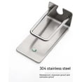 thumbnail image 3 of 304 Stainless Steel Toothbrush Holder Bathroom Non-perforated Self-adhesive Toothbrush Holder Wall Hanging Drain Rinse Cup Holder, 3 of 9