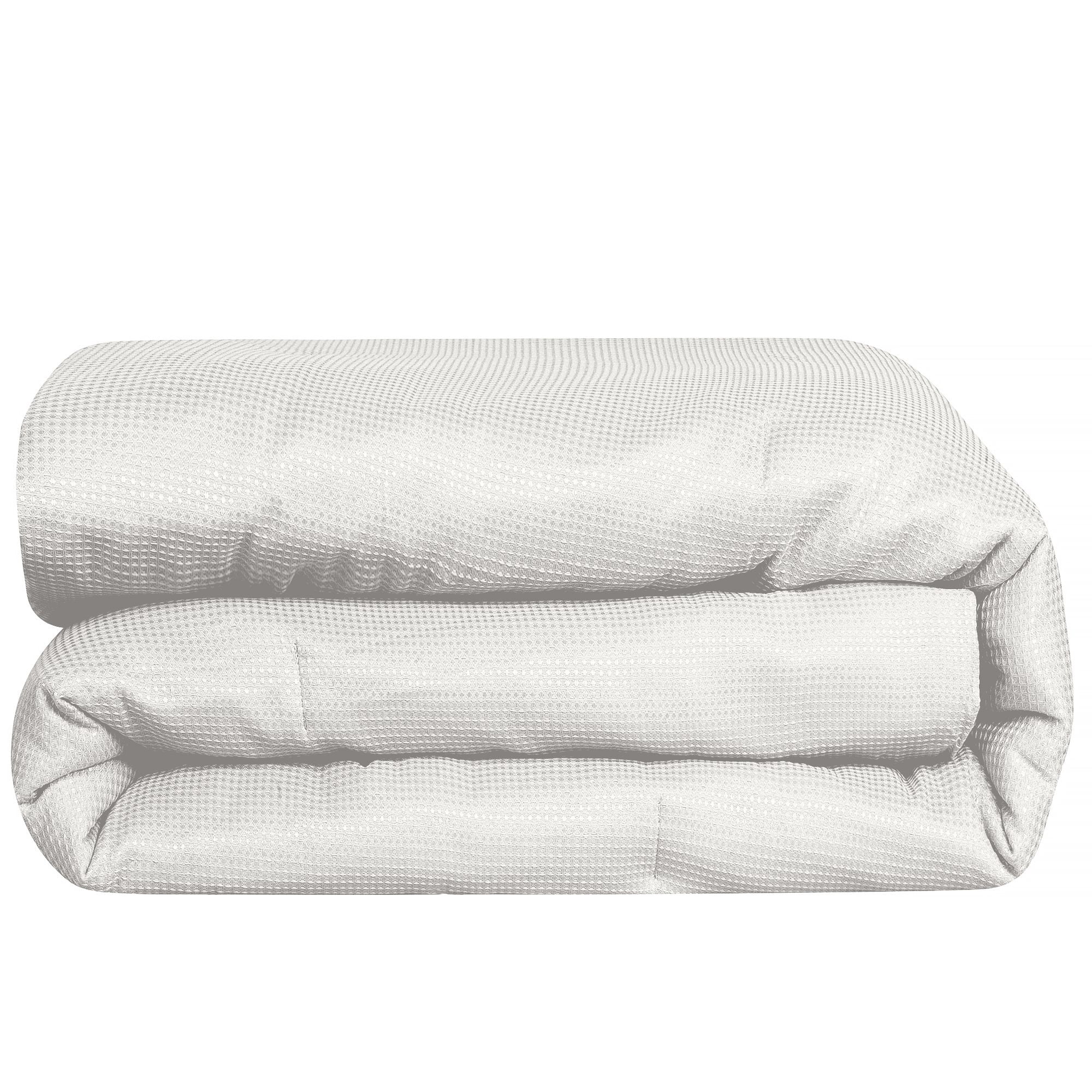 Mainstays 3-Piece Full/Queen Comforter Set, White 3