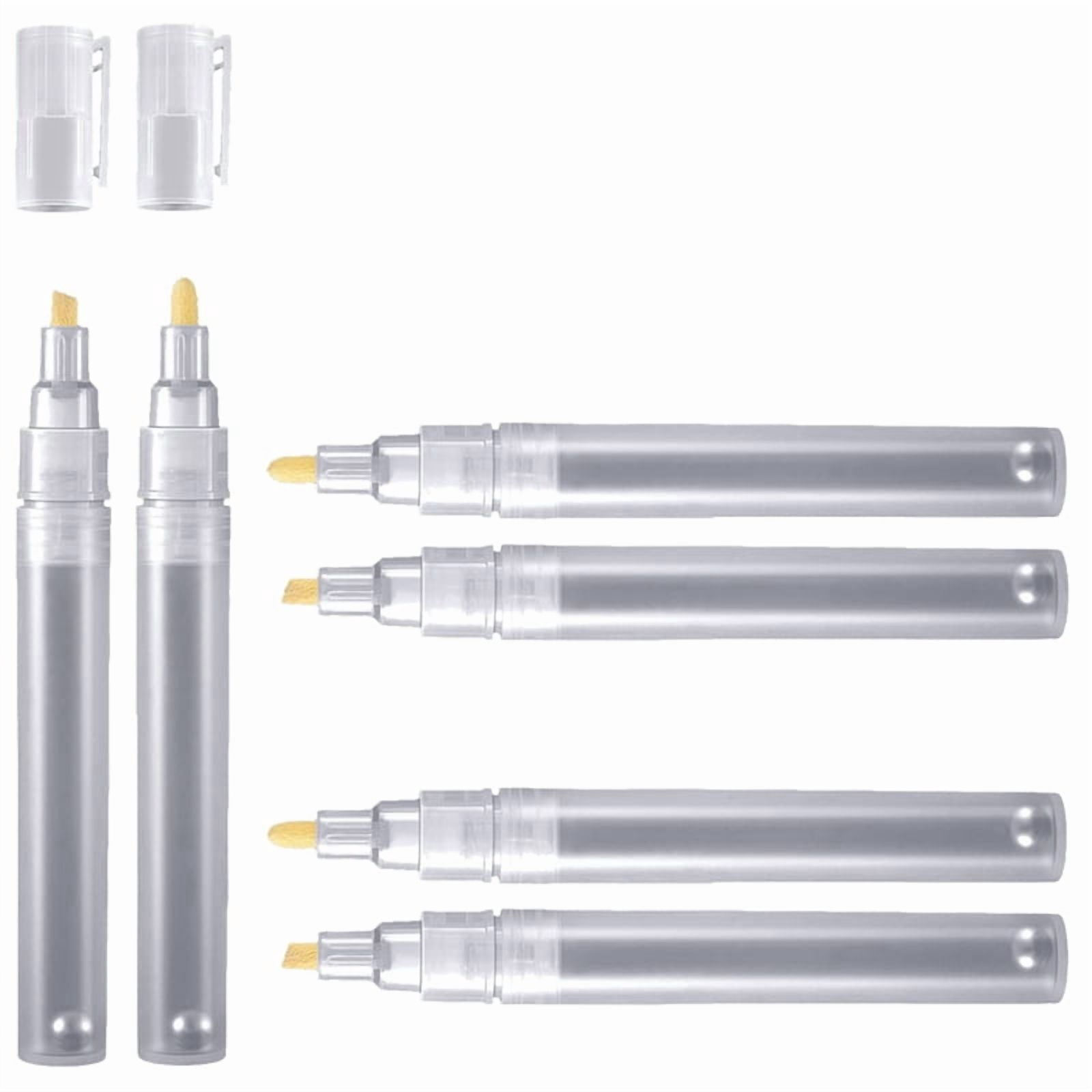 30 Empty Fillable Blank Paint Pen Markers Refillable Paint Pen Fine Tip Graffiti Markers Acrylic Markers