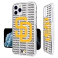 thumbnail image 5 of San Diego Padres Text Backdrop Clear iPhone Case, 5 of 7
